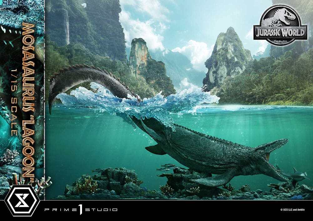 Jurassic World Legacy Museum Collection Statue 1/15 Mosasaurus 