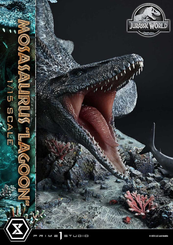 Jurassic World Legacy Museum Collection Statue 1/15 Mosasaurus 