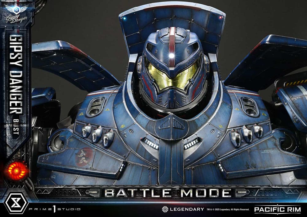 Pacific Rim Life Size Bust 1/1 Gipsy Danger Battle Mode 75 cm