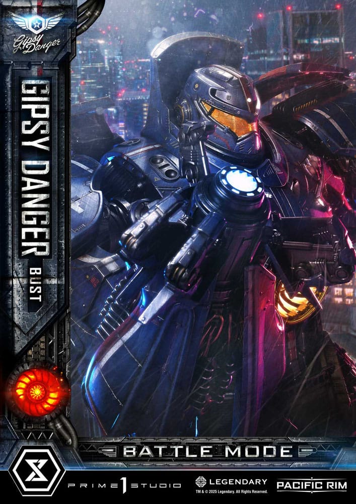 Pacific Rim Life Size Bust 1/1 Gipsy Danger Battle Mode 75 cm