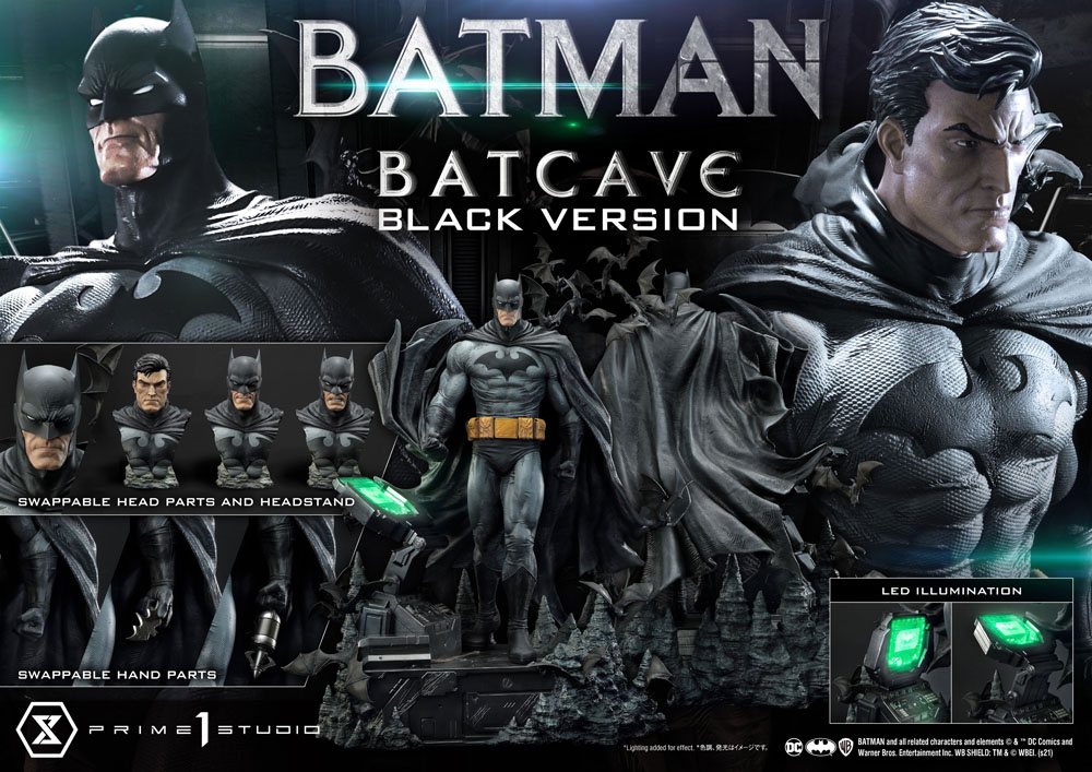 Batman Hush Statue 1/3 Batman Batcave Black Version 88 cm