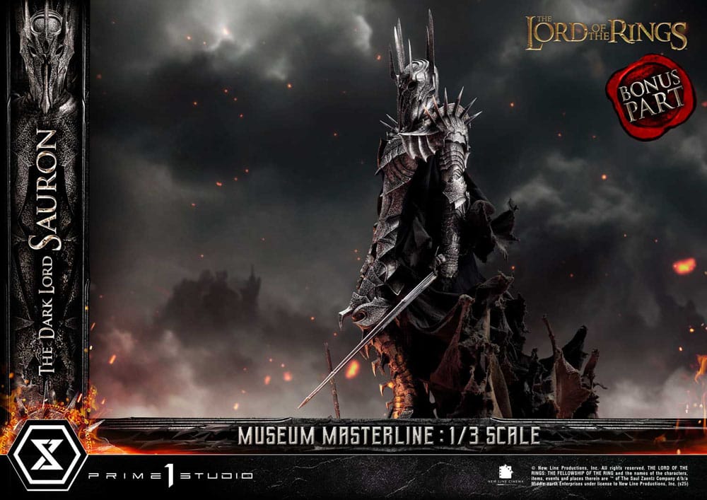 Statue of the Lord of the Rings Museum Masterline Series 1/3 The Dark Lord Sauron Bonus Version 117 cm