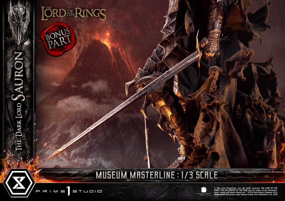 Statue of the Lord of the Rings Museum Masterline Series 1/3 The Dark Lord Sauron Bonus Version 117 cm