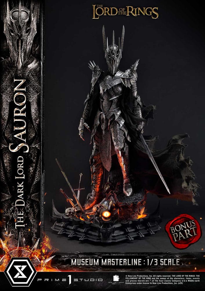 Statue of the Lord of the Rings Museum Masterline Series 1/3 The Dark Lord Sauron Bonus Version 117 cm
