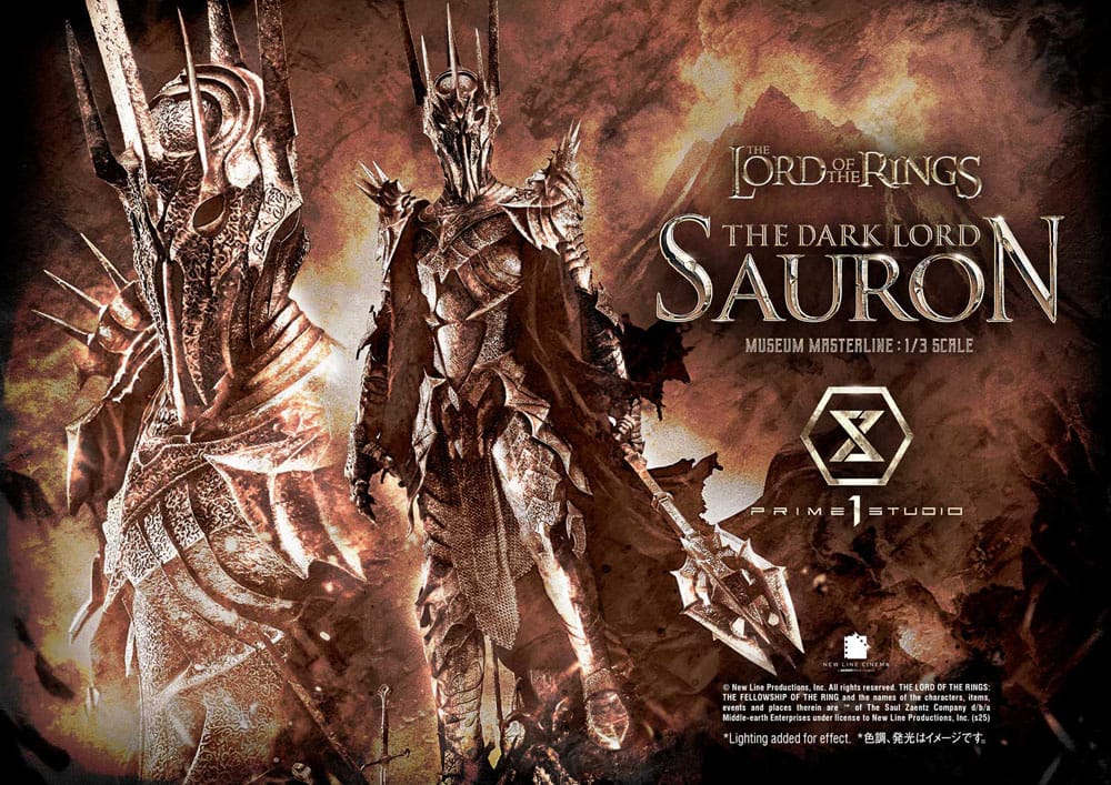 Statue of the Lord of the Rings Museum Masterline Series 1/3 The Dark Lord Sauron Bonus Version 117 cm