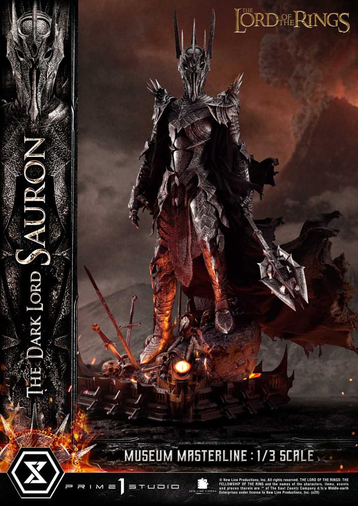 Statue of the Lord of the Rings Museum Masterline Series 1/3 The Dark Lord Sauron Bonus Version 117 cm