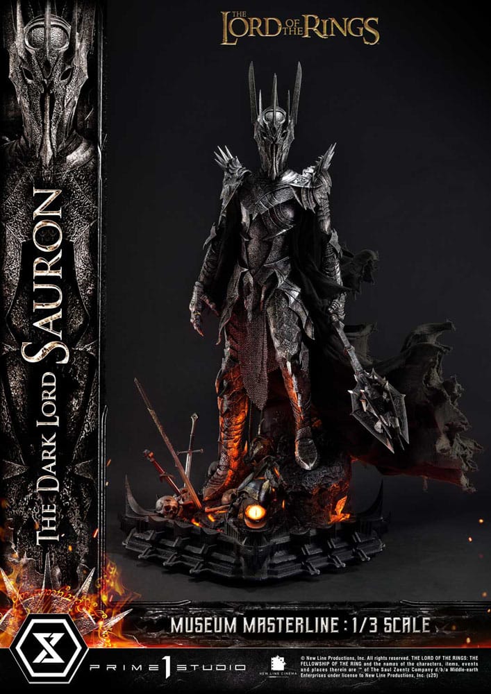 Statue of the Lord of the Rings Museum Masterline Series 1/3 The Dark Lord Sauron Bonus Version 117 cm