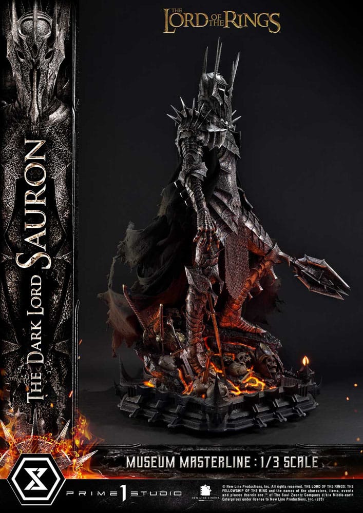 Statue of the Lord of the Rings Museum Masterline Series 1/3 The Dark Lord Sauron Bonus Version 117 cm