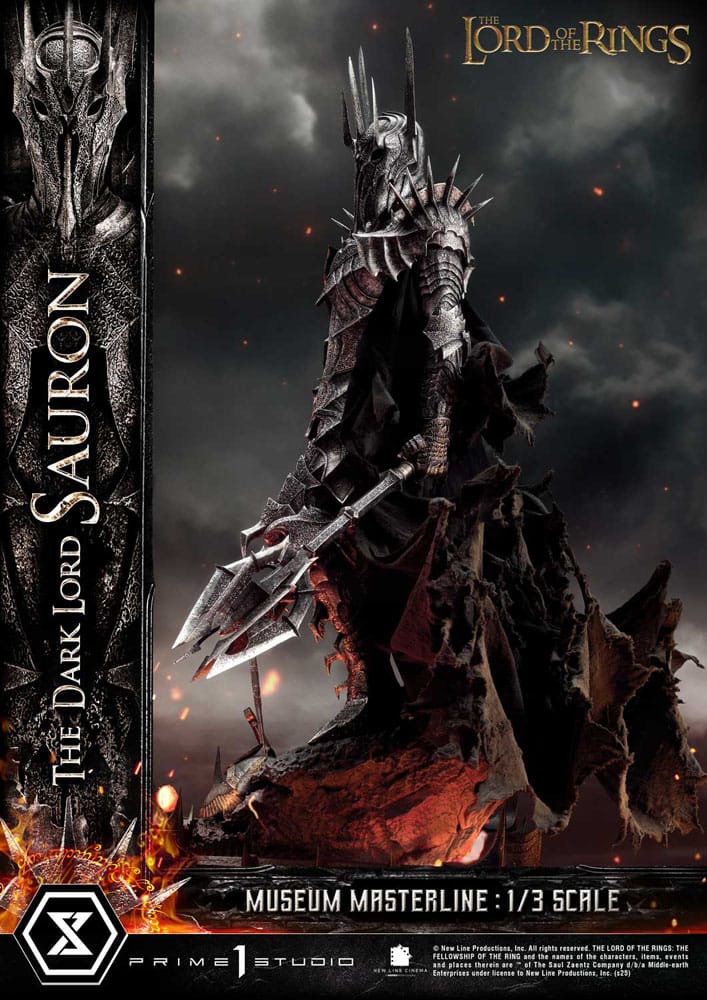 Statue of the Lord of the Rings Museum Masterline Series 1/3 The Dark Lord Sauron Bonus Version 117 cm