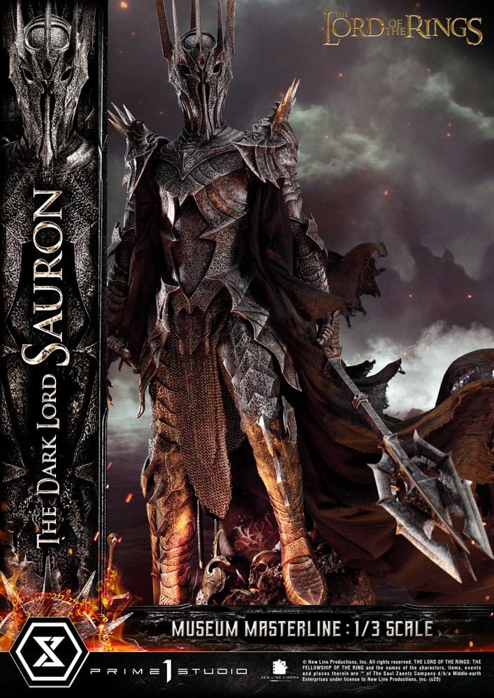 Statue of the Lord of the Rings Museum Masterline Series 1/3 The Dark Lord Sauron Bonus Version 117 cm