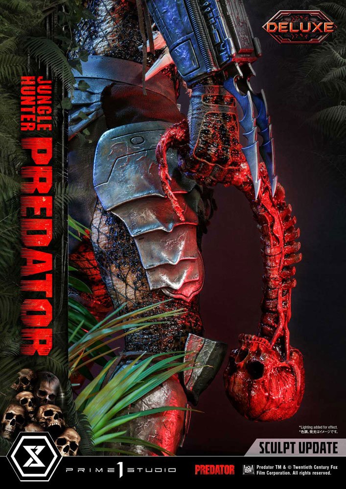 Predator Museum Masterline Statue 1/3 Jungle Hunter Predator Deluxe Bonus Version 90 cm