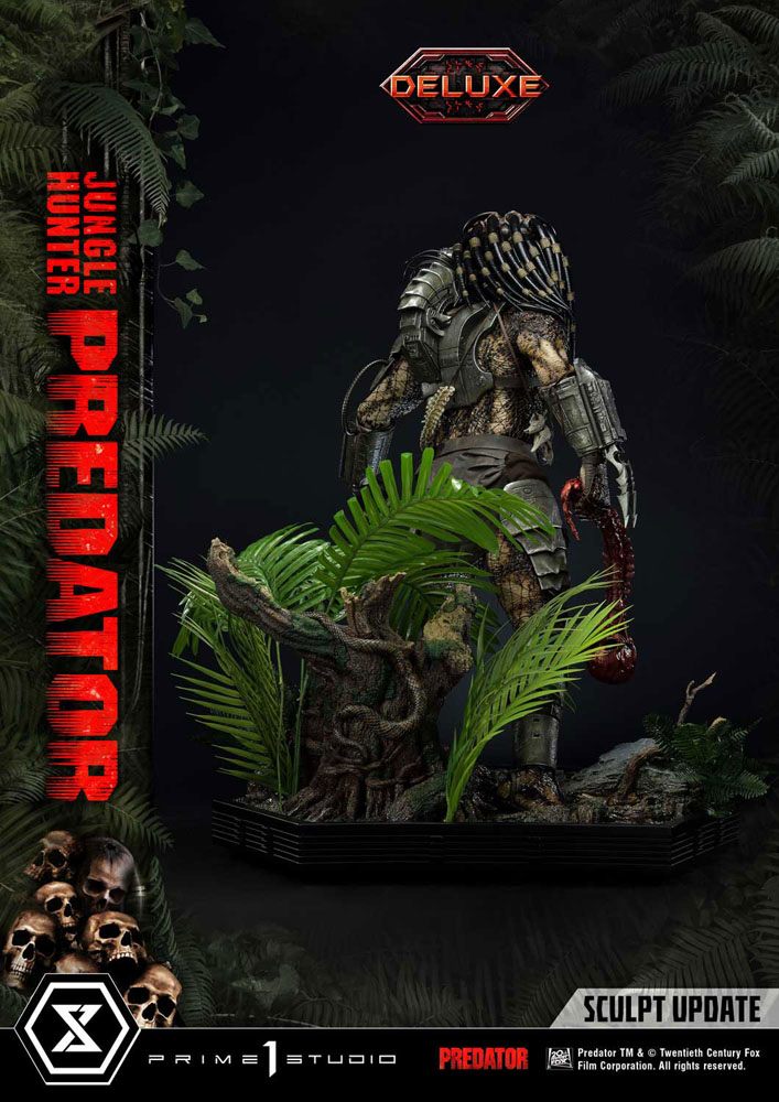 Predator Museum Masterline Statue 1/3 Jungle Hunter Predator Deluxe Bonus Version 90 cm