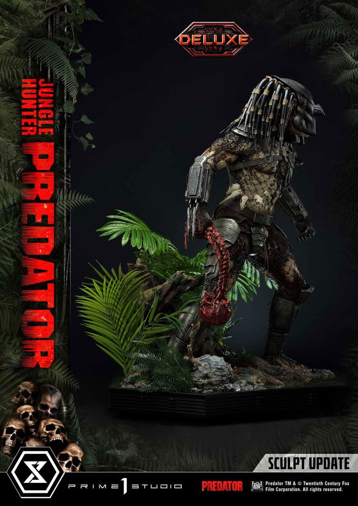 Predator Museum Masterline Statue 1/3 Jungle Hunter Predator Deluxe Bonus Version 90 cm