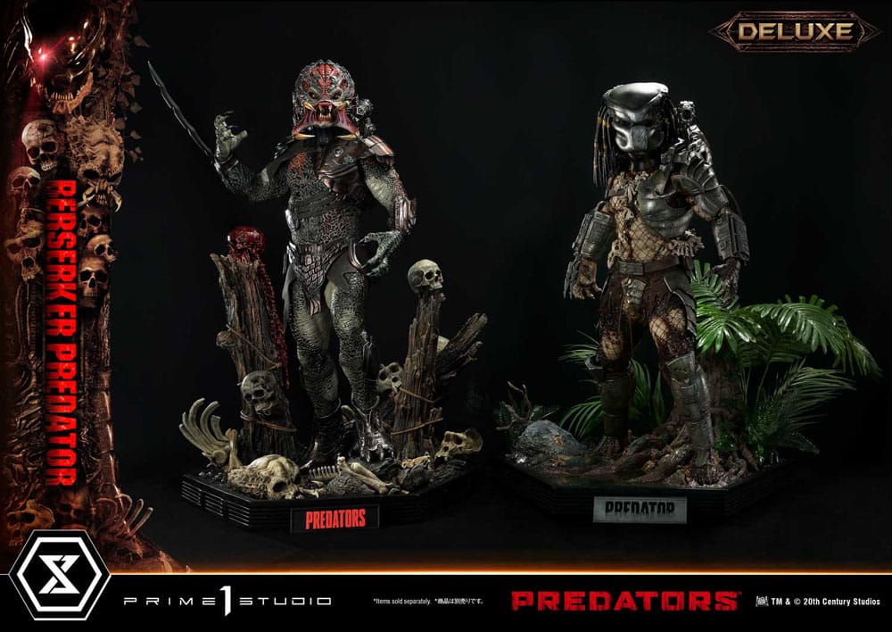 Predators Statue Berserker Predator Deluxe Version 100 cm