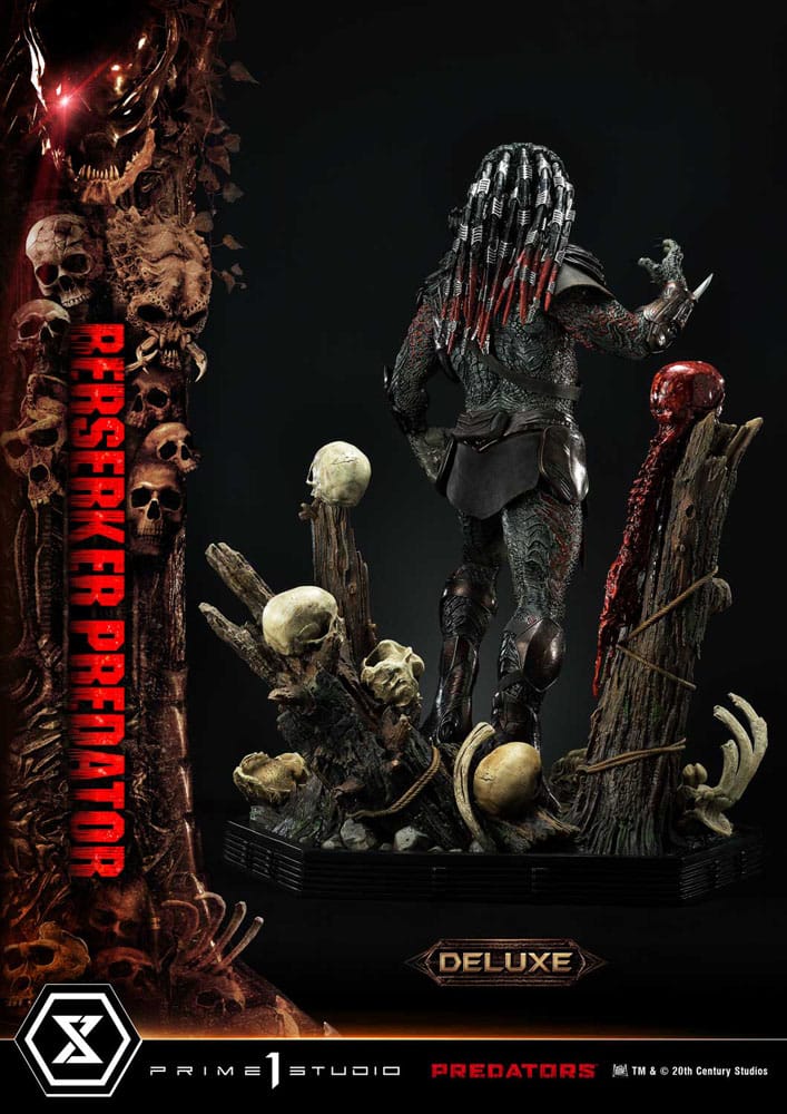 Predators Statue Berserker Predator Deluxe Version 100 cm