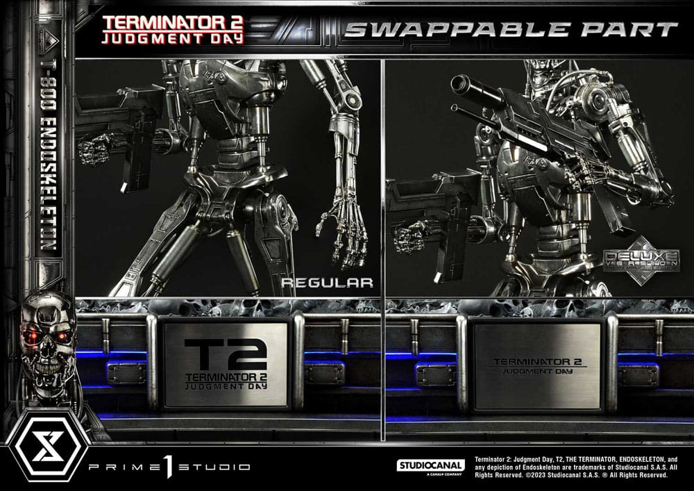 Terminator 2 Museum Masterline Series Statue 1/3 Judgment Day T800 Endoskeleton Deluxe Version 74 cm