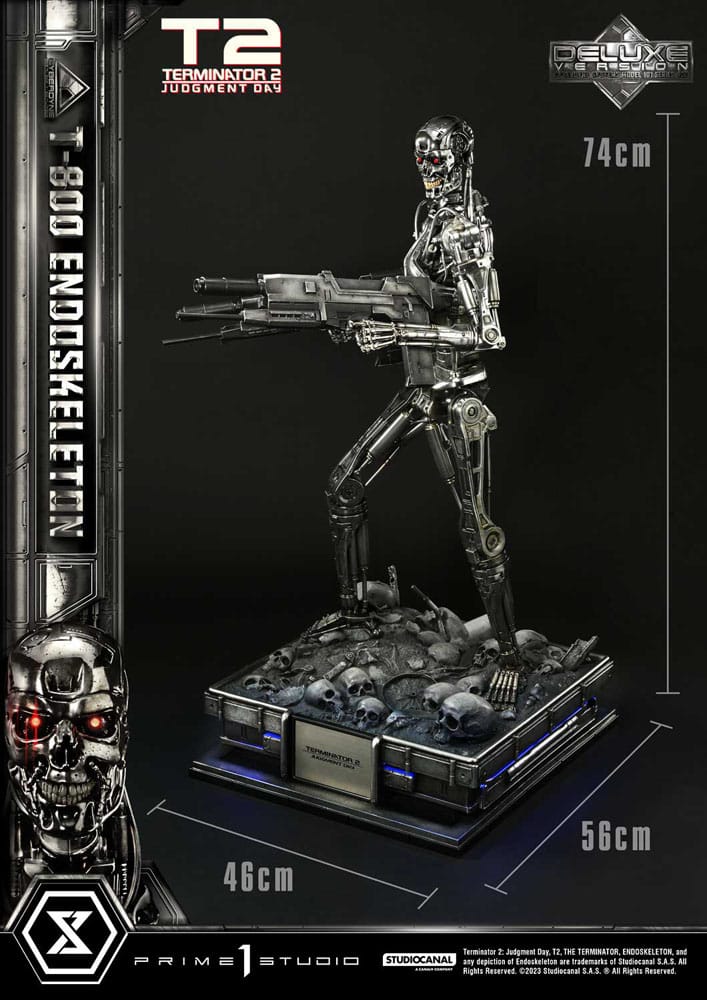 Terminator 2 Museum Masterline Series Statue 1/3 Judgment Day T800 Endoskeleton Deluxe Version 74 cm