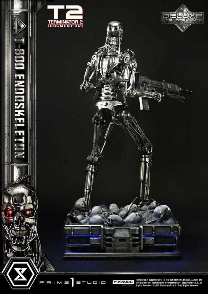 Terminator 2 Museum Masterline Series Statue 1/3 Judgment Day T800 Endoskeleton Deluxe Version 74 cm