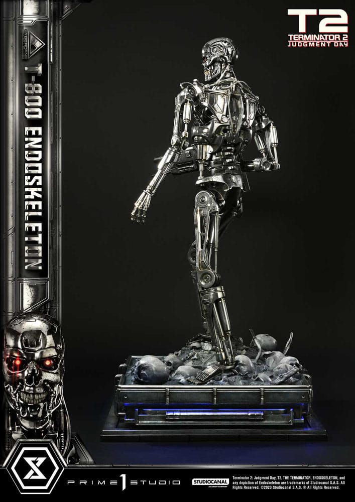 Terminator 2 Museum Masterline Series Statue 1/3 Judgment Day T800 Endoskeleton Deluxe Version 74 cm