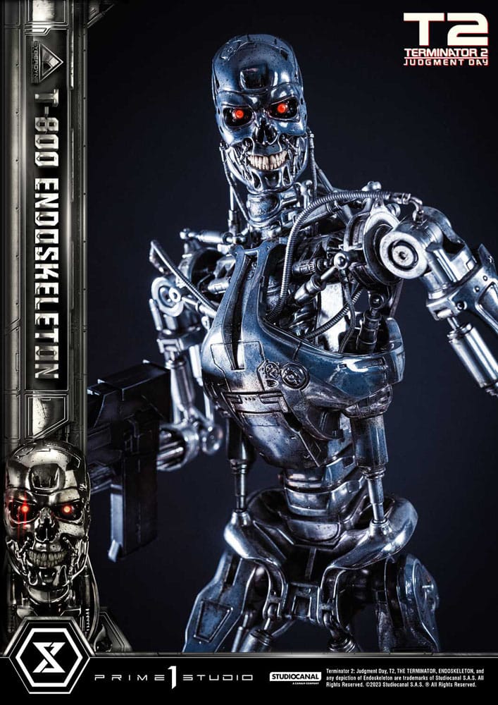 Terminator 2 Museum Masterline Series Statue 1/3 Judgment Day T800 Endoskeleton Deluxe Version 74 cm
