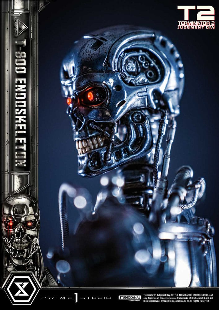 Terminator 2 Museum Masterline Series Statue 1/3 Judgment Day T800 Endoskeleton Deluxe Version 74 cm