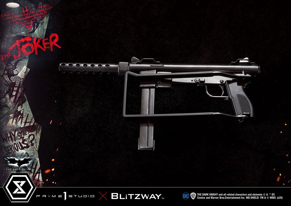 Statua del Cavaliere Oscuro 1/3 Versione Bonus del Joker 72 cm