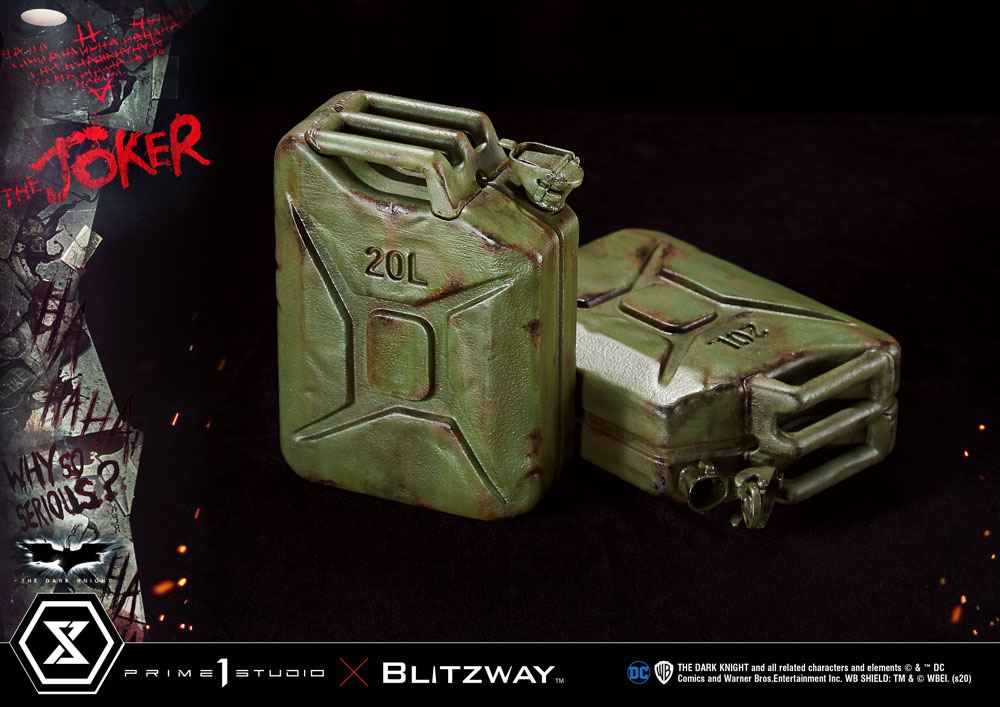 Statua del Cavaliere Oscuro 1/3 Versione Bonus del Joker 72 cm