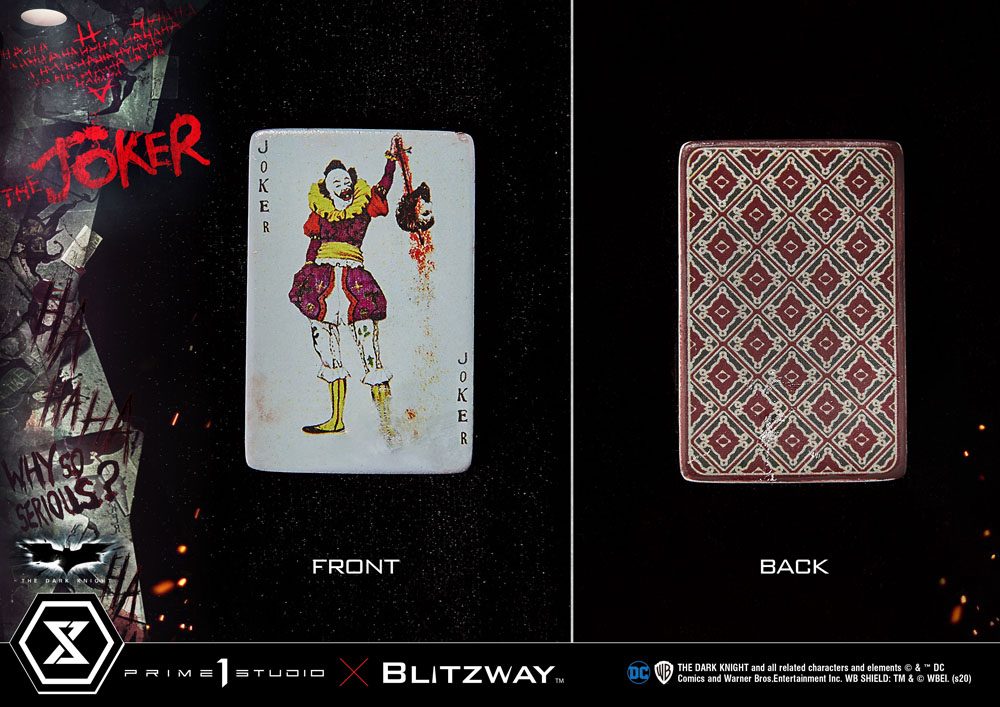 Statua del Cavaliere Oscuro 1/3 Versione Bonus del Joker 72 cm