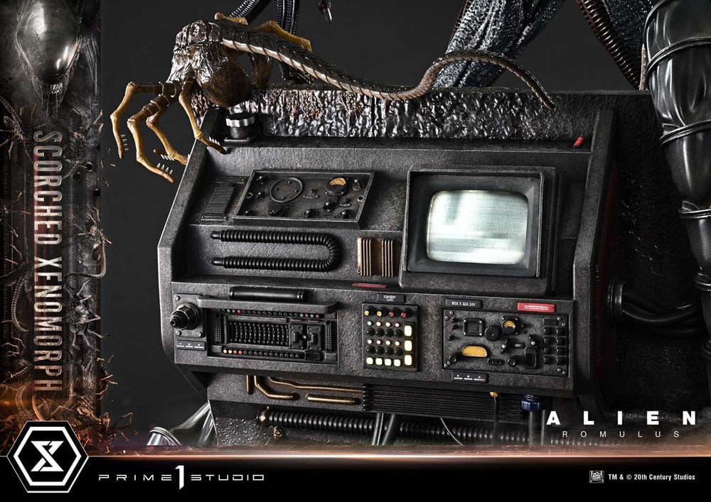 Alien: Romulus Museum Masterline XL Statue 1/3 Scorched Xenomorph Deluxe Version 98 cm