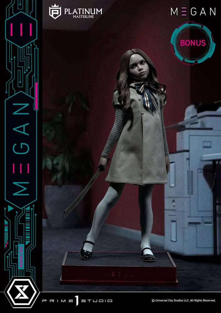 M3gan Platimum Masterline Series Statue 1/3 M3Gan Bonus Version 50 cm