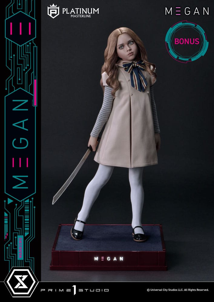 M3gan Platimum Masterline Series Statue 1/3 M3Gan Bonus Version 50 cm