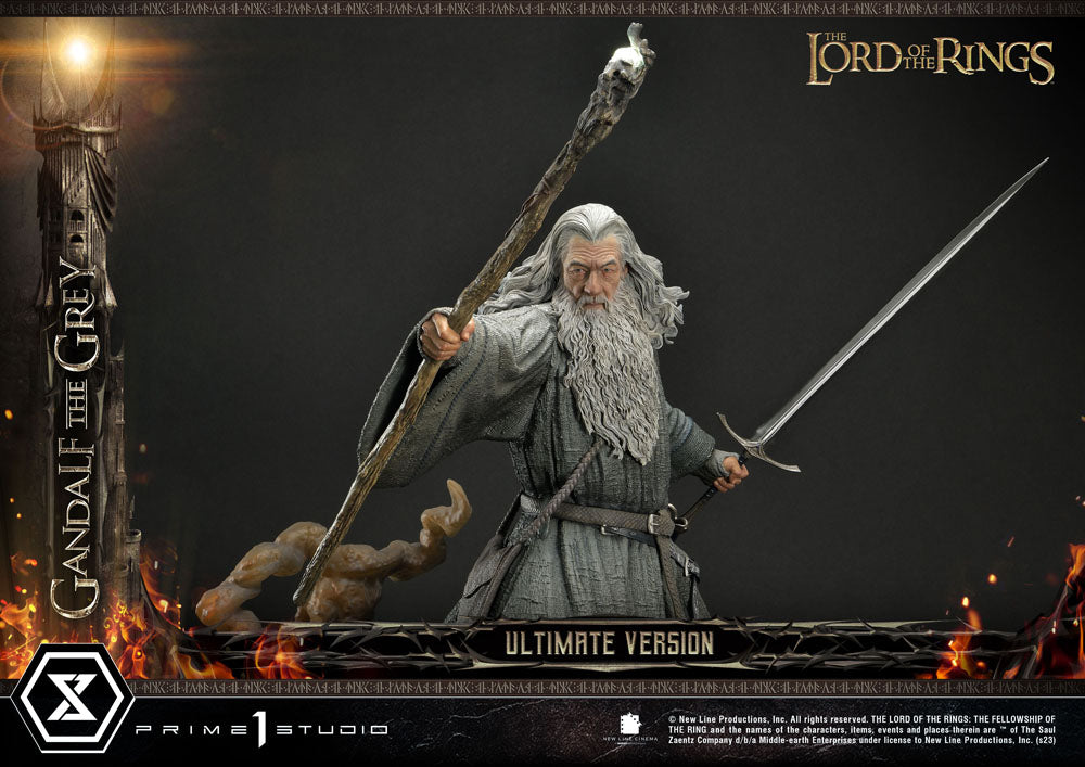 Statua del Signore degli Anelli 1/4 Gandalf il Grigio Versione Ultimate 81 cm