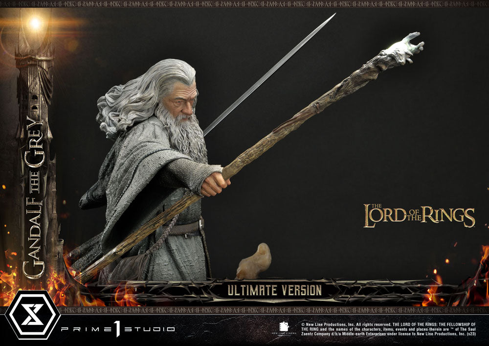 Statua del Signore degli Anelli 1/4 Gandalf il Grigio Versione Ultimate 81 cm