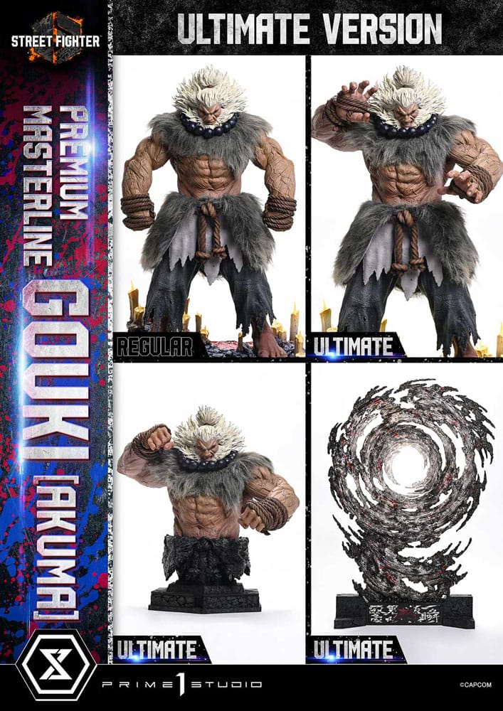Street Fighter 6 Premium Masterline Series Statue 1/4 Akuma Ultimate Bonus Version 69 cm