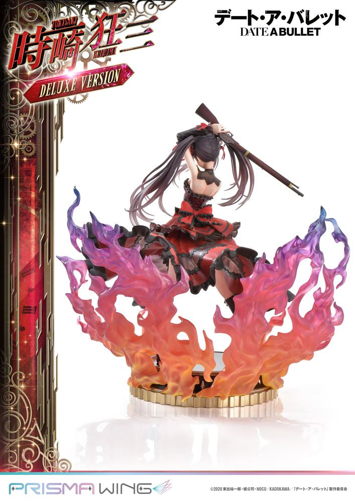 Date A Live Fragment: Date A Bullet Prisma Wing PVC Statue 1/7 Kurumi Tokisaki Deluxe Version 37 cm