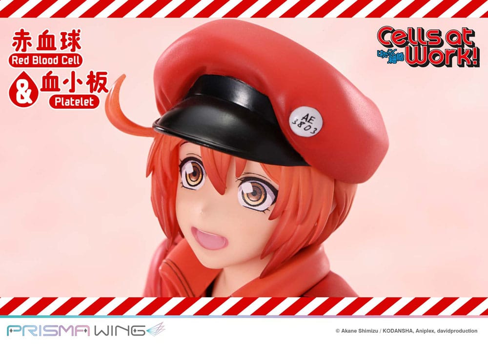 Cells at Work Prisma Wing PVC Statue Red Blood Cell & Platelet  26 cm