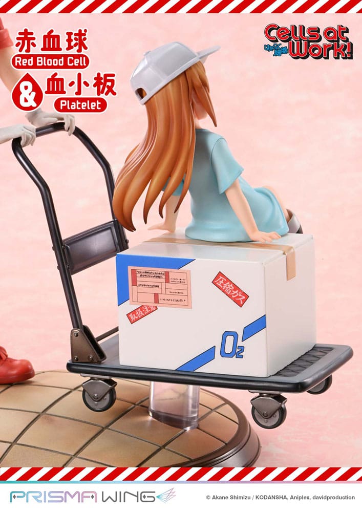 Cells at Work Prisma Wing PVC Statue Red Blood Cell & Platelet  26 cm