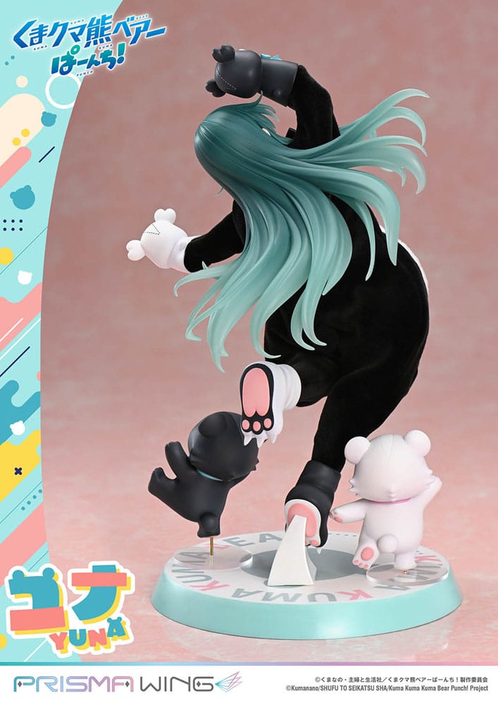 Kuma Kuma Kuma Bear Punch! Prisma Wing PVC Statue 1/7 Yuna 28 cm