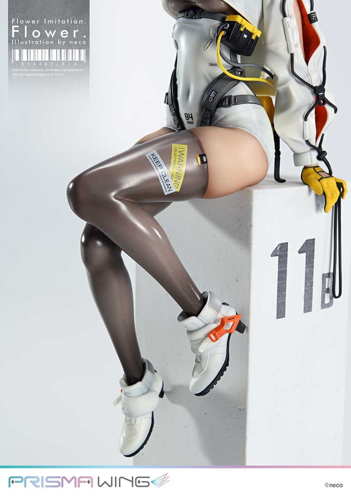 Statua in PVC Prisma Wing imitazione fiore 1/7 Illustrazione floreale di Neco 28 cm