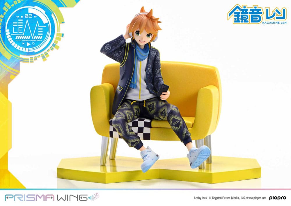 Vocaloid Piapro Characters Prisma Wing PVC Statue 1/7 Kagamine Len (Art by lack) 18 cm