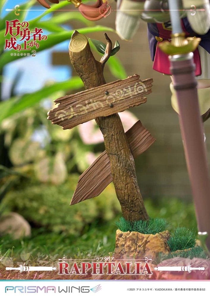 Statua in PVC Prisma Wing della seconda stagione di The Rising of the Shield Hero, 1/7 Raphtalia, 21 cm