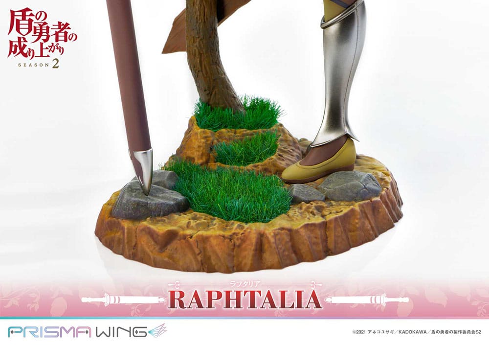 Statua in PVC Prisma Wing della seconda stagione di The Rising of the Shield Hero, 1/7 Raphtalia, 21 cm