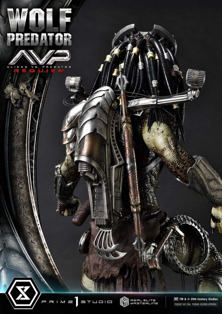 Alien vs. Predator Real Elite Masterline Series Statue 1/3 Requiem Wolf Predator 95 cm