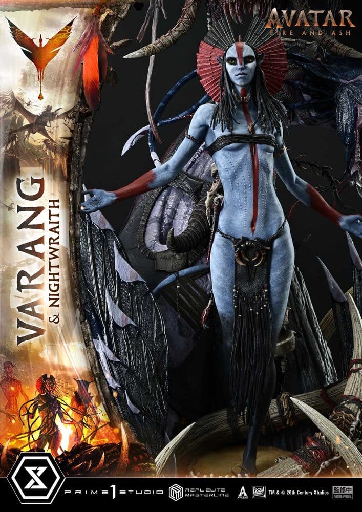 Avatar: Fire and Ash (Film) Real Elite Masterline Series Statue 1/4 Varang & Nightwraith Avatar Legacy Collection 96 cm