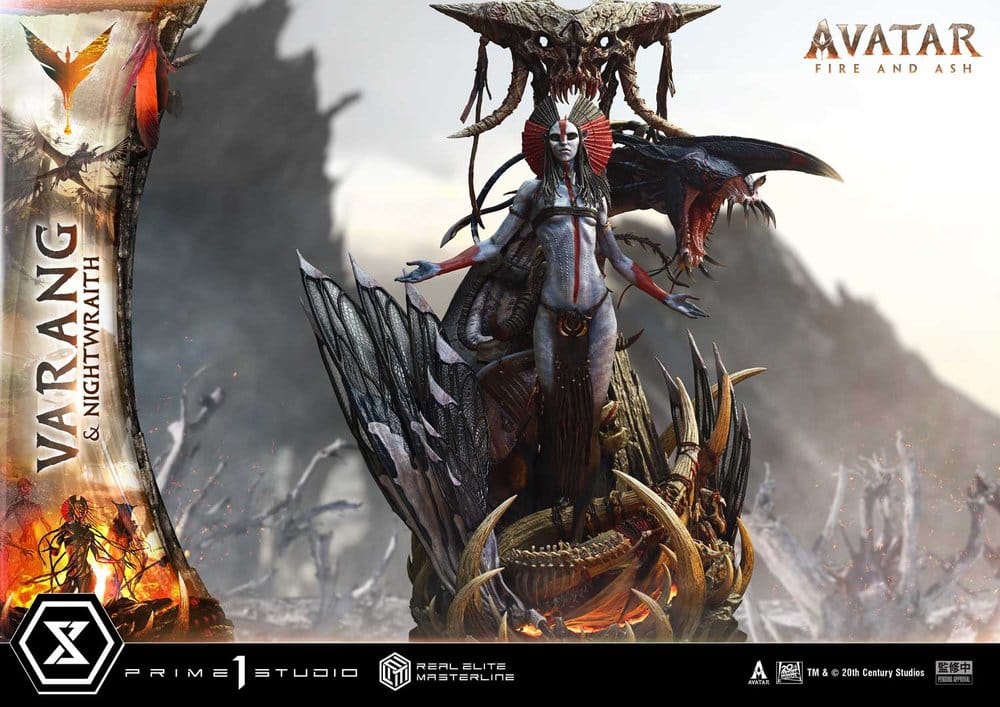 Avatar: Fire and Ash (Film) Real Elite Masterline Series Statue 1/4 Varang & Nightwraith Avatar Legacy Collection 96 cm