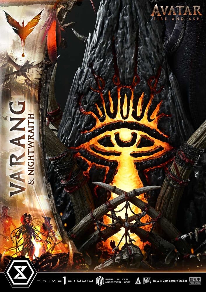 Avatar: Fire and Ash (Film) Real Elite Masterline Series Statue 1/4 Varang & Nightwraith Avatar Legacy Collection Bonus Version 96 cm