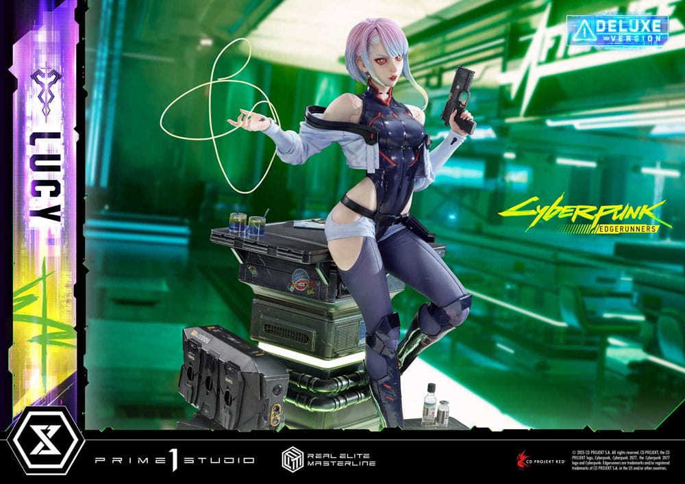 Cyberpunk: Edgerunners Real Elite Masterline Series Statue 1/4 Lucy Deluxe Version 50 cm