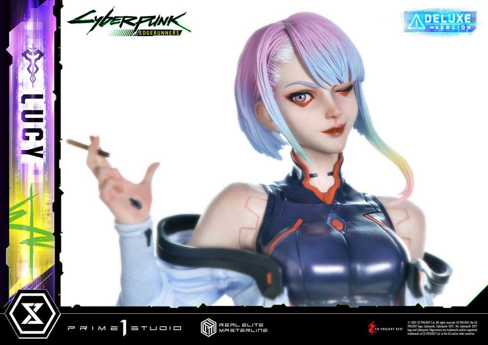 Cyberpunk: Edgerunners Real Elite Masterline Series Statue 1/4 Deluxe Bonus Version 50 cm