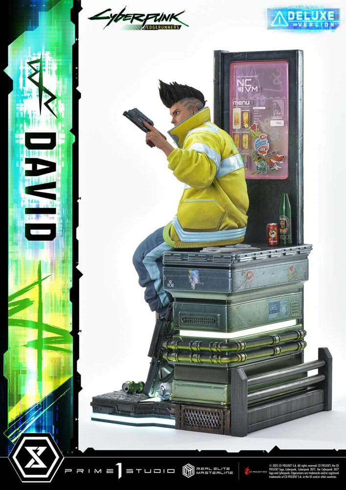 Cyberpunk: Edgerunners Real Elite Masterline Series Statue 1/4 David Bonus Version 58 cm