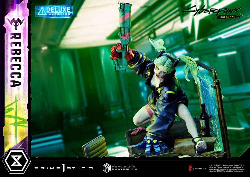 Cyberpunk: Edgerunners Real Elite Masterline Series Statue 1/4 Rebecca Deluxe Version 54 cm